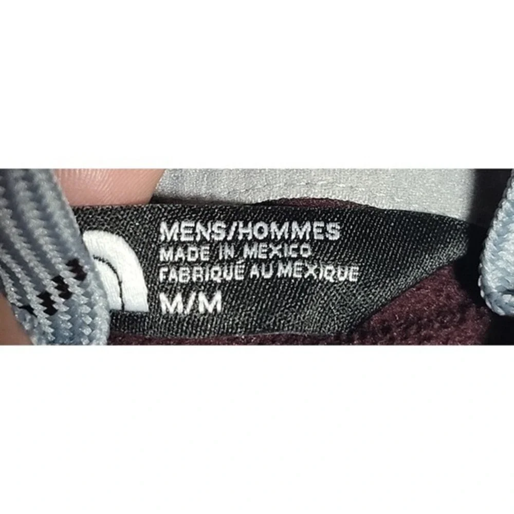 The North Face Drew Peak Hoodie Sweatshirt Men's Medium Maroon Pullover Outdoors